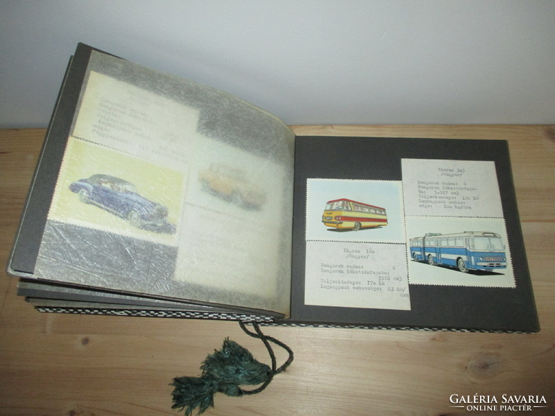 Oldtimer, régi autók papír gyűjteménye
