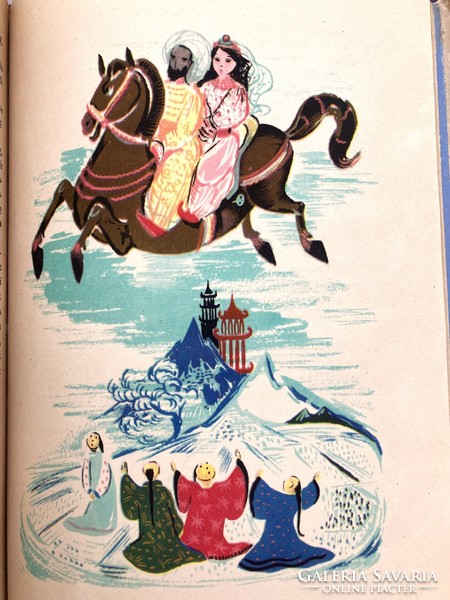 A hollókirály és más mesék, 1955 - ritka, első kiadású mesekönyv Szántó Piroska rajzaival