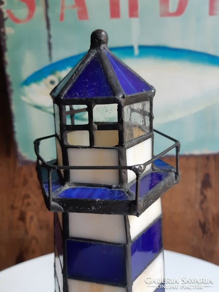 Fiffany table lamp - lighthouse