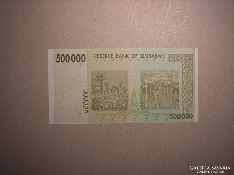 Zimbabwe - 500 000 Dollars 2008 UNC