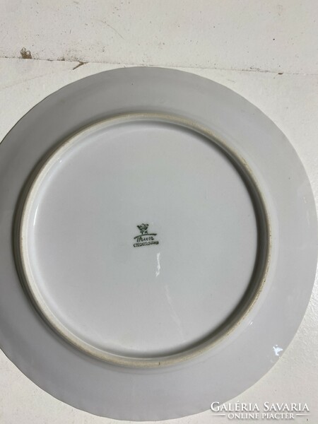Csehszlovák Thun porcelán tányérok, 5 db, 20 cm-esek. 4834
