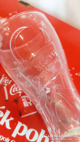 12 db új állapotú Coca-Cola üveg pohár