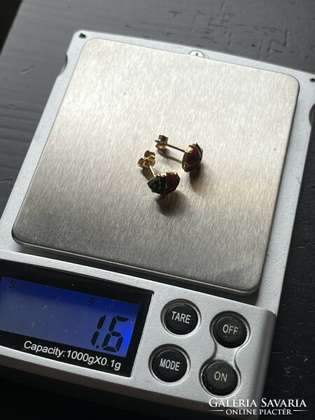 Golden ladybug earrings