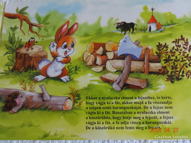 The bell of the bunny - a hardcover storybook with drawings by Zsuzsa Radvány