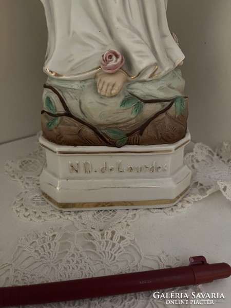 Antique Virgin Mary (nd. De lourdes) statue