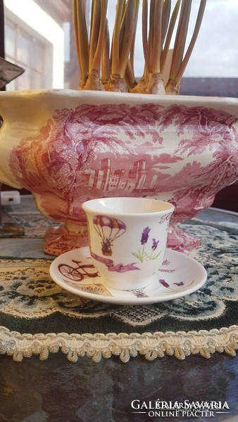 Provance lavender coffee cup and saucer