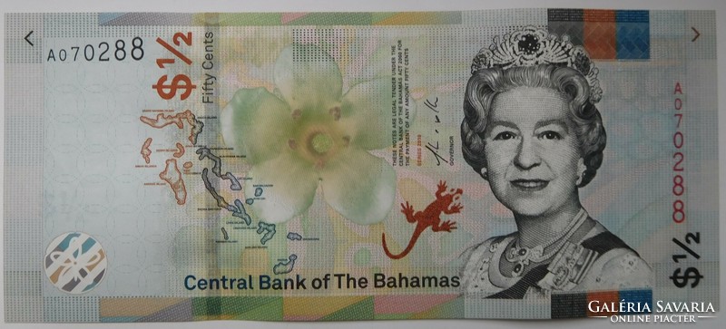 Bahama szigetek 1/2 dollár 2019 UNC
