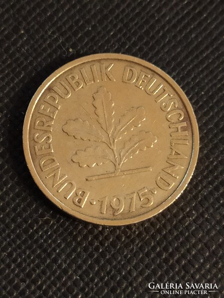 5 pfennig 1975 F - Németország