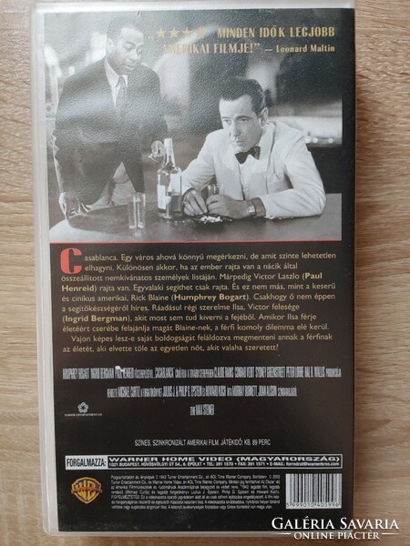 Casablanca   VHS film   Humphrey Bogart   Ingrid Bergman