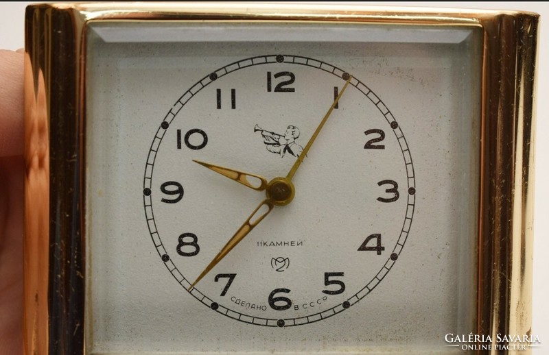 Retro Russian table alarm clock / cccp / mechanical / retro / old