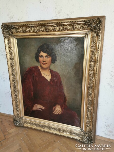 Mihálovics Miklós női portré