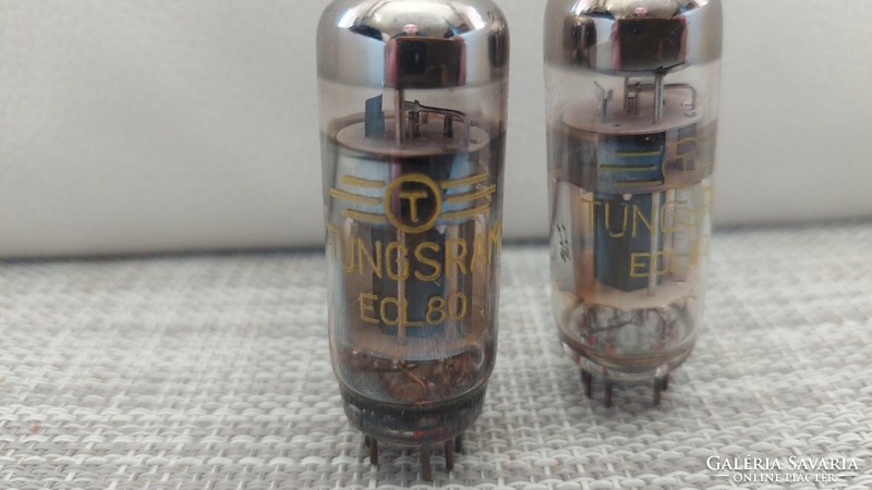 Tungsram ecl80 tube pair from collection (7)