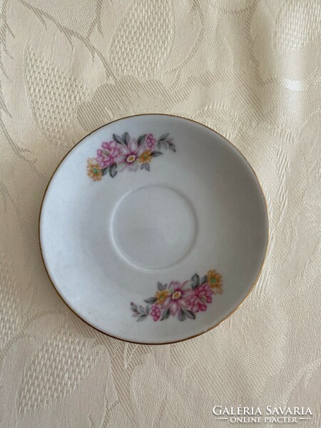 Small porcelain cup with pink flowers