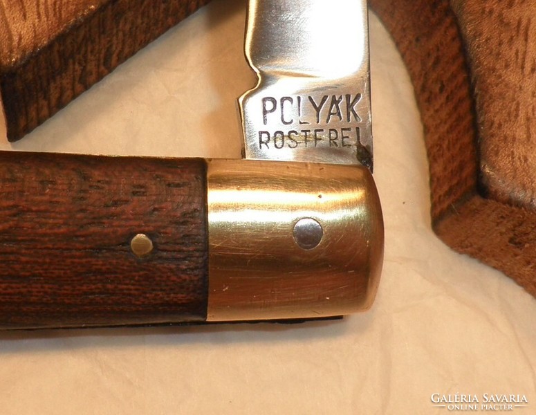 Old Polyák reaper knife, from a collection. Renewed!