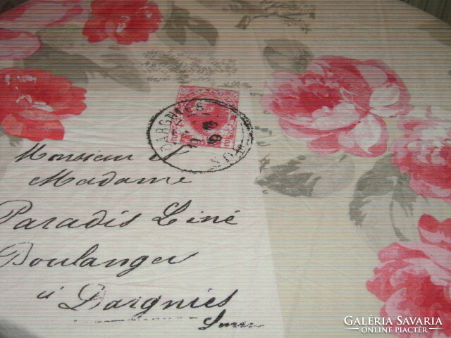Csodaszép provence & vintage stílusú rózsás kétoldalas dupla paplanhuzat