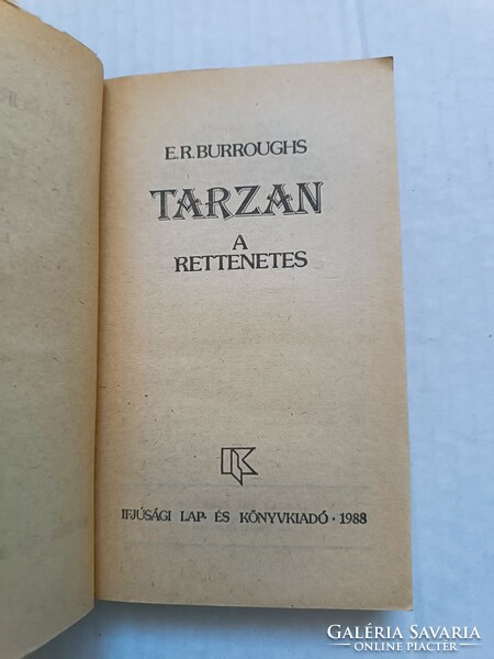 Edgar Rice Burroughs: Tarzan - 3db könyv