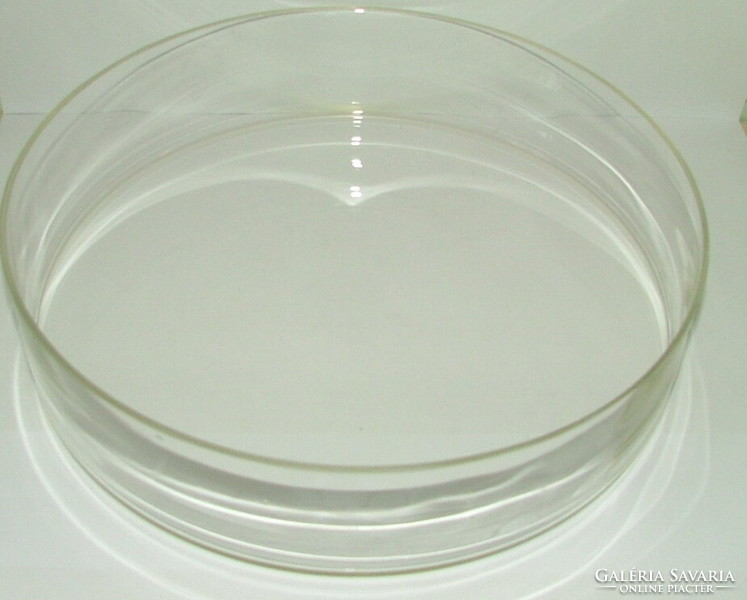 31 cm átmérőjű üveg tál