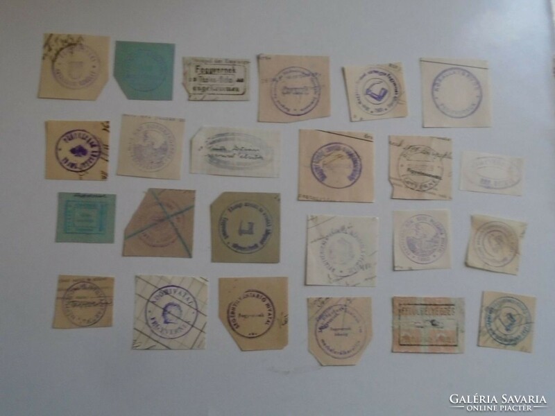 D202294 old stamp impressions for weapons - 25 pcs approx. 1900-1950's