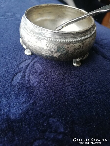 Very old silver spice holder for sale.