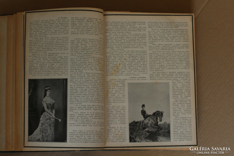 Sissi Erzsébet királyné különszámmal Új idők 1899 első kötet
