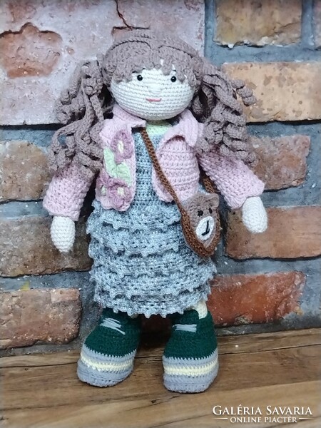 Handmade crochet doll