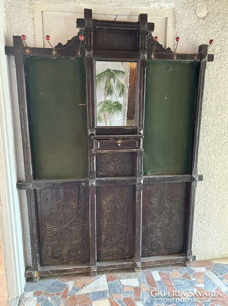 Hallway wall with tin German mirror drawers for sale
