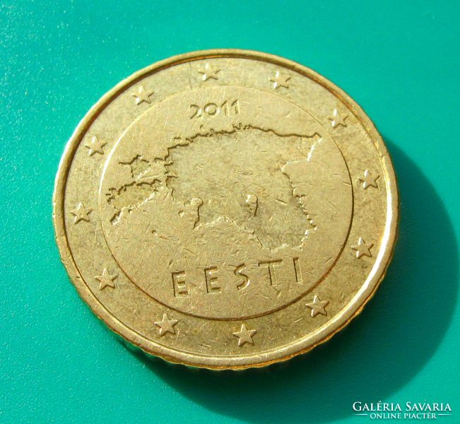 Észtország  - 50 Euro Cent - 2011
