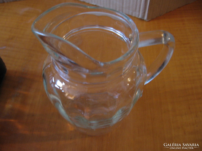 Retro greenish glass Germany small jug