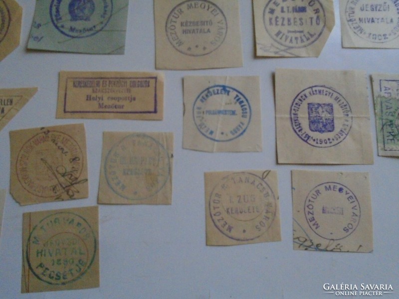 D202320 field trip old stamp impressions - 37 pcs approx. 1900-1950's