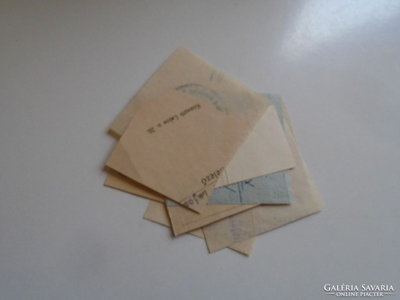 D202289  DOMBÓVÁR  régi bélyegző-lenyomatok   - 10 db  1900-1950's