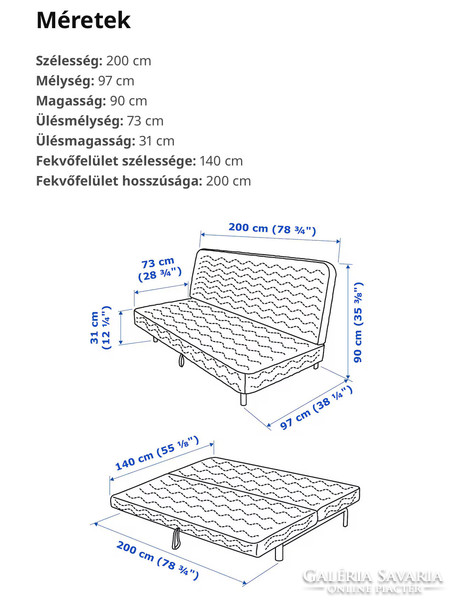 Nyhamn IKEA sofa bed