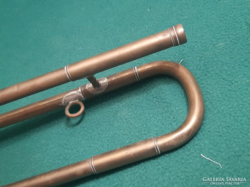 Some kind of brass wind instrument 70 cm