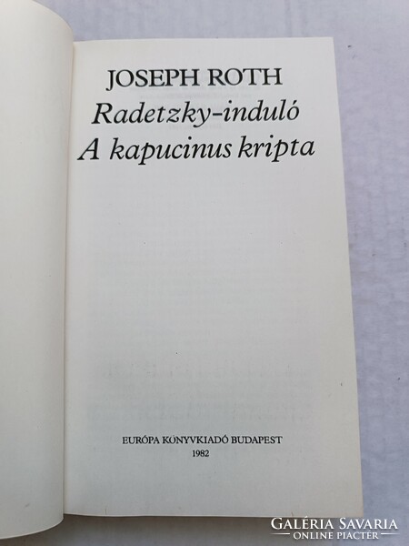 Joseph Roth: Radetzky-induló / A kapucinus kripta