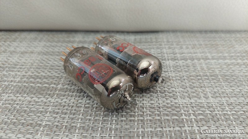 Valvo red e88cc tube pair from collection (5)