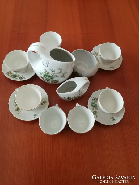 Aquincum porcelain coffee set!
