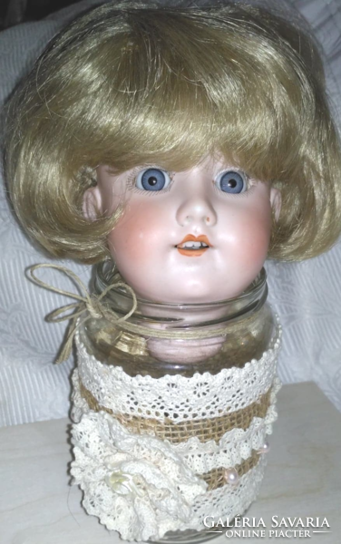 Wig, old doll / blond /