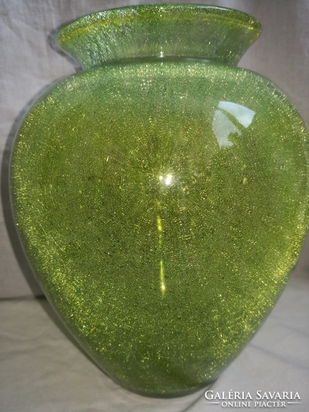 Glass vase from Berekfürdő