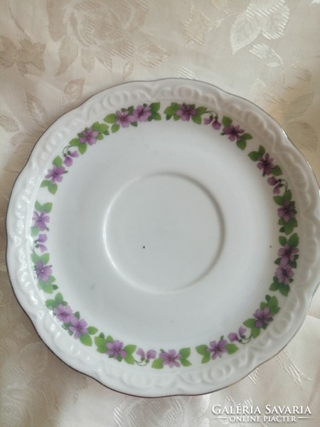 Violet Bavarian plate 14 cm