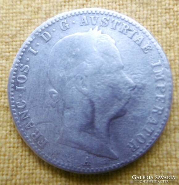 Silver 1/4 florin t2 mintmark 1858 is rarer