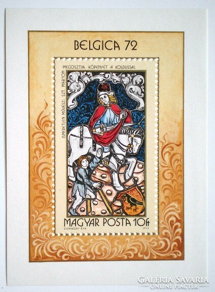 B90 / 1972 Belgica blokk postatiszta