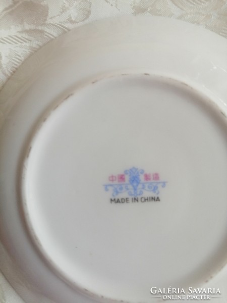 China rózsás tányér 13 cm gyönyörű