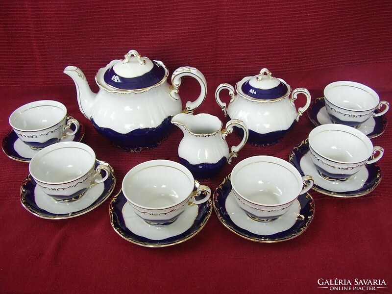 6 Personal zsolnay pompadour lll. Tea set