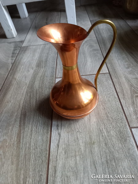 Nice old copper spout iii. (18X13x10 cm)