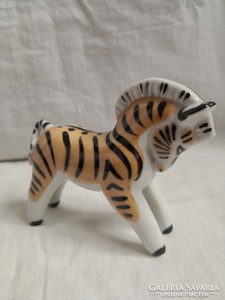 Retro porcelán zebra figura