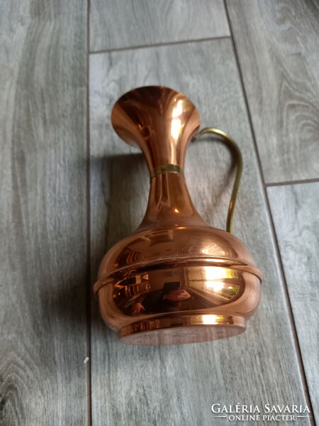 Nice old copper spout iii. (18X13x10 cm)