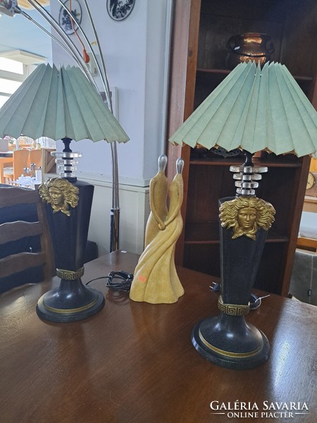 Pair of Versace lamps