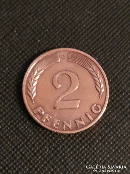 2 pfennig 1969 G - Németország