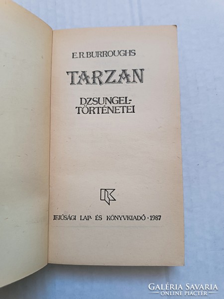 Edgar Rice Burroughs: Tarzan - 3db könyv