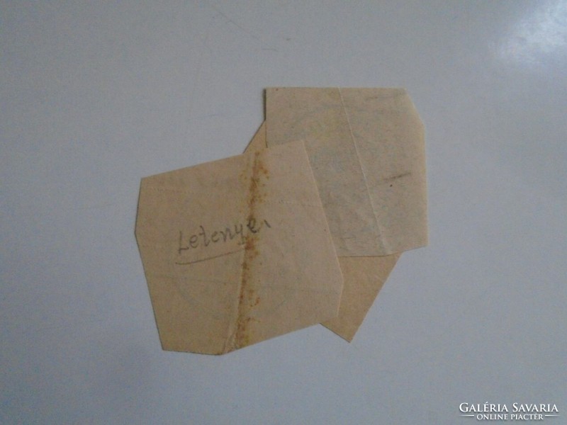 D202304 LETENYE   régi bélyegző-lenyomatok   -  3 db  kb 1900-1950's