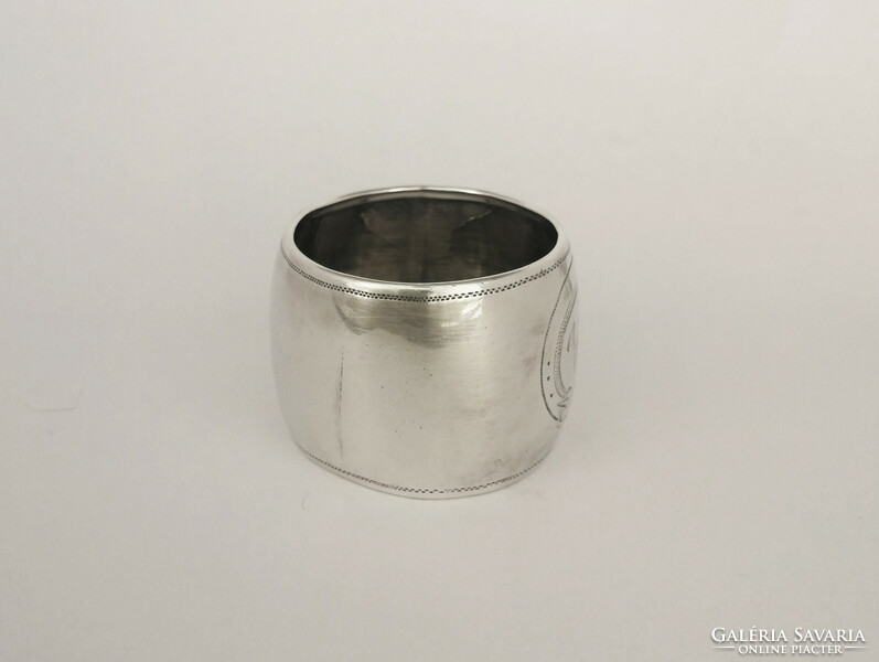 Ovális német 800-as ezüst szalvétagyűrű